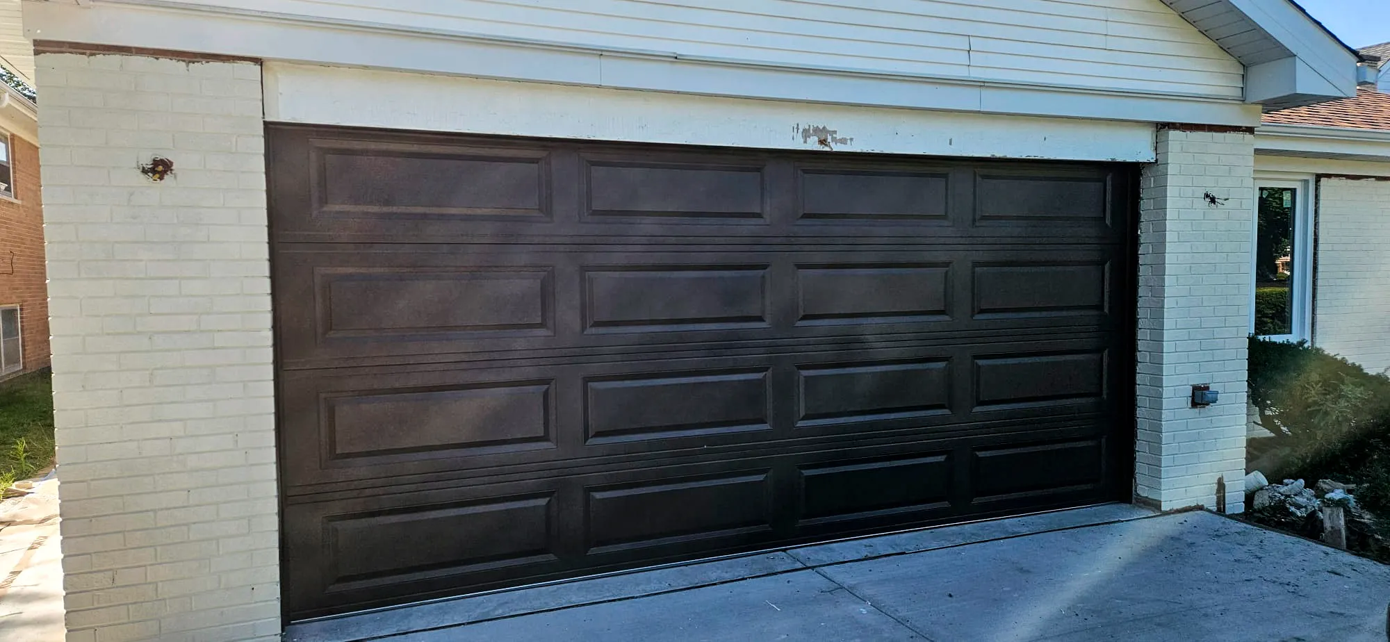 Garage door installation